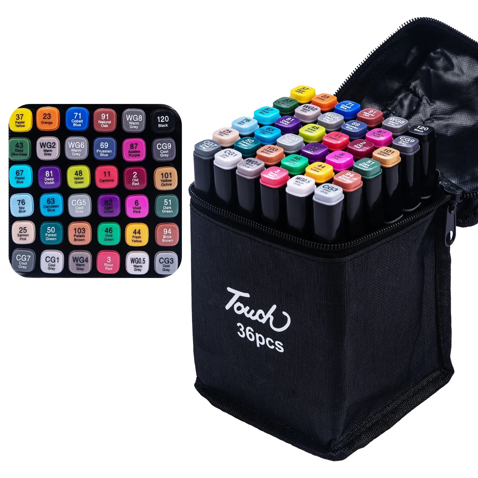 24-80 Colors Double Headed Oily Art Marker Pen Set for Draw Sketching Oily Tip Based Markers Graffiti Manga School Art Supplies